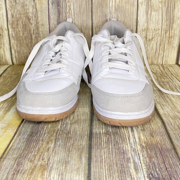FUBU Streetwear Mens Half Court Sneakers White and Grey Size 12 - Picture 2 of 9